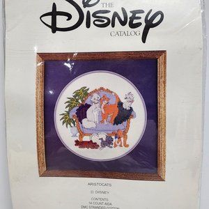 Rare Disney Aristocats Counted Cross Stitch